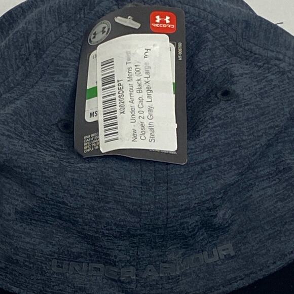 Under Armour Twist Closer 2.0 Cap  Charcoal Gray Large/ X-Large, NWT - Picture 4 of 7